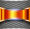 Metallic background orange