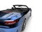 Metallic blue modern luxury convertible car - taillight cut shot