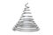 Metallic Christmas Tree, 3D rendering