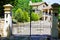 Metallic classic black steel vintage metal steel house gate access property