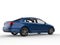 Metallic dark blue Volkswagen Passat 2018 - 2021 model - side view