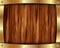 Metallic gold frame on a wooden background 11