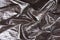 Metallic grey fabric background