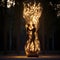 Metallic Melody: Glistening Sculptures Singing the Song of Fire