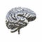Metallic model of human brain