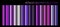 Metallic neon blue purple chrome gradient vector colorful palette set