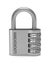 Metallic padlock with text lockdown on white background. isolated 3d illustration