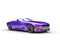 Metallic purple modern convertible concept car