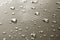 Metallic raindrops