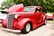 Metallic Red 1938 Chevy Master Deluxe