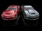 Metallic red and dark grey great awesome muscle cars