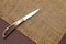 Metallic small folding knife