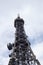 Metallic tower of Fourviere in Lyon