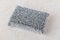 Metallized fiber foam sponge for dishes and housework. New silver foam sponge for dishwashing on a kithen table. Purity and