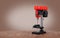 Metalwork tool - Red new drill press