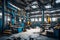 The metalworking shop\\\'s interior. The metalworking shop\\\'s interior. industriaal business nowadays