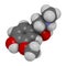 Metanephrine metadrenaline molecule. Metabolite of epinephrine that is biomarker for pheochromocytoma. 3D rendering. Atoms are