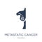 Metastatic cancer icon. Trendy flat vector Metastatic cancer icon on white background from Diseases collection