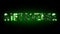 Metaverse glowing dark green cyber text on black, isolated - industrial 3D rendering