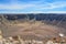 Meteor Crater Natural Monument in the Arizona Rocky Plain