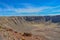 Meteor Crater Natural Monument in the Arizona Rocky Plain