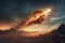 Meteor Falling, Comet Armageddon, Devastating Meteorite, Cosmic Catastrophe, Apocalypse