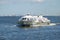 Meteor - hydrofoil ship close-up in the water area of the Gulf of Finland