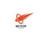 meteor logo vector template