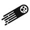 Meteor speed work icon simple vector. Boost spring