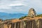 Meteora cliffs in Greece