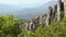 Meteora Monastery Framed by Trees