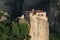 Meteora monastery on rock, Greece