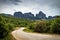 Meteora mountains in Greece