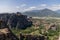 Meteora religious complexes surround the ancient Kastraki village