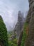 Meteora - Scenic view of steep rock formation pinnacles seen from Monastery of St Nicholas Anapafsas. Avatar