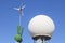 Meteorological radar station on the top of Sierra de Fuentes, Spain