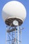 Meteorological radar station on the top of Sierra de Fuentes, Spain