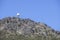 Meteorological radar on the top of Sierra de Fuentes, Spain. SPA area