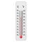 Meteorological thermometer Fahrenheit and Celsius for measuring air temperature. Vector illustration.