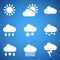 Meteorology icons