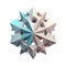 meteorology symbols christmas winter snowy weather poly, 3d icon polygon style isolated poligon transparent png. Generative ai