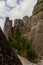 Meteors - a massif of sandstone and conglomerate rocks in central Greece