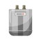 Meter counter. Gas power measurement. Fuel meter to record consumption. Isolated vector cartoon icon on white background