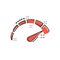 Meter dashboard icon in comic style. Credit score indicator level vector cartoon illustration pictogram. Gauges with measure scale