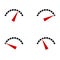 Meter, metre, gauge element for measurement, progress indicator, calibration concepts