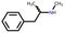 Methamphetamine structural formula