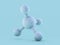 Methane Molecule Image. Science background. 3D illustration