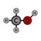 Methanol molecule icon