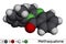 Methaqualone molecule. It is sedative, hypnotic drug, used to treat insomnia. Molecular model. 3D rendering