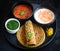 Methi Paratha or Theple, Indian breakfast